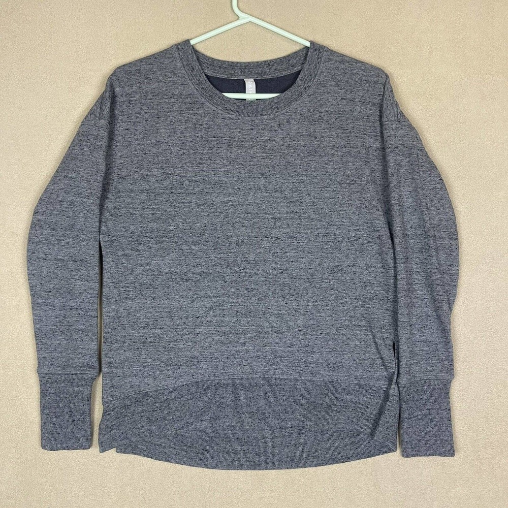 Athleta Sweatshirt Adult XS Gray Coaster Lux Recover Yoga Thumb Hole Womens